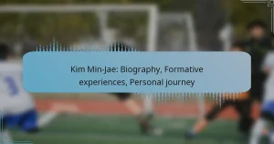 Kim Min-Jae: Biography, Formative experiences, Personal journey